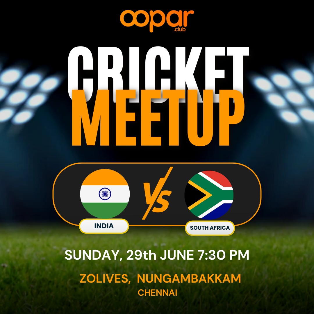 Cricket Meetup : IND Vs SA 