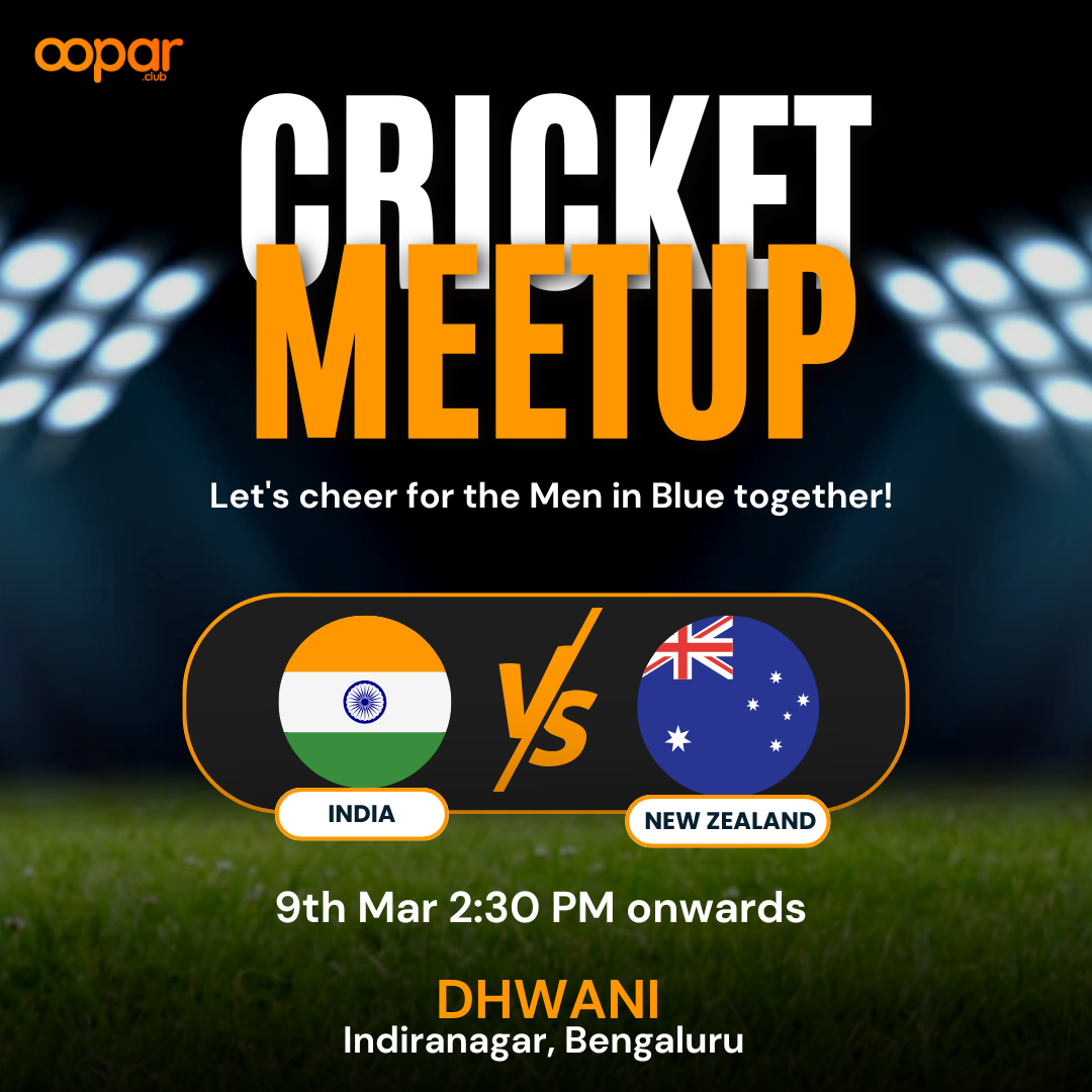 Cricket Meetup - Ind vs NZ
