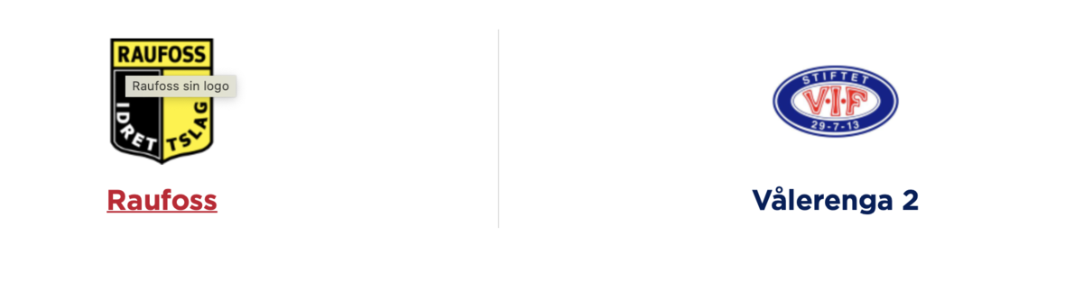 Raufoss - Fredrikstad 2.divisjon damer