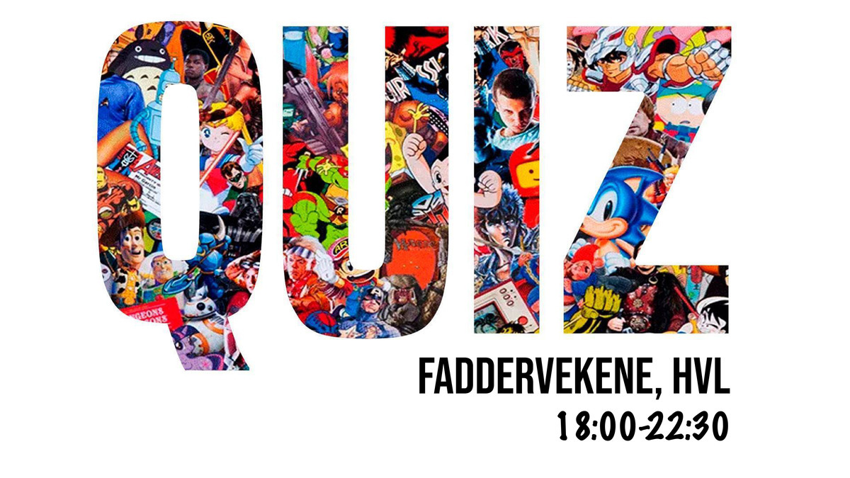 Quiz på Kronbar // TIRSDAG // Faddervekene HVL, campus Bergen