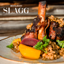 Restaurant SLAGG 27.juli - 4 retters middag med drikke