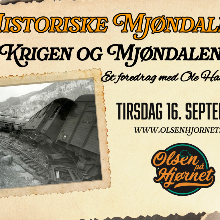 Historiske Mjøndalen // Olsen på Hjørnet