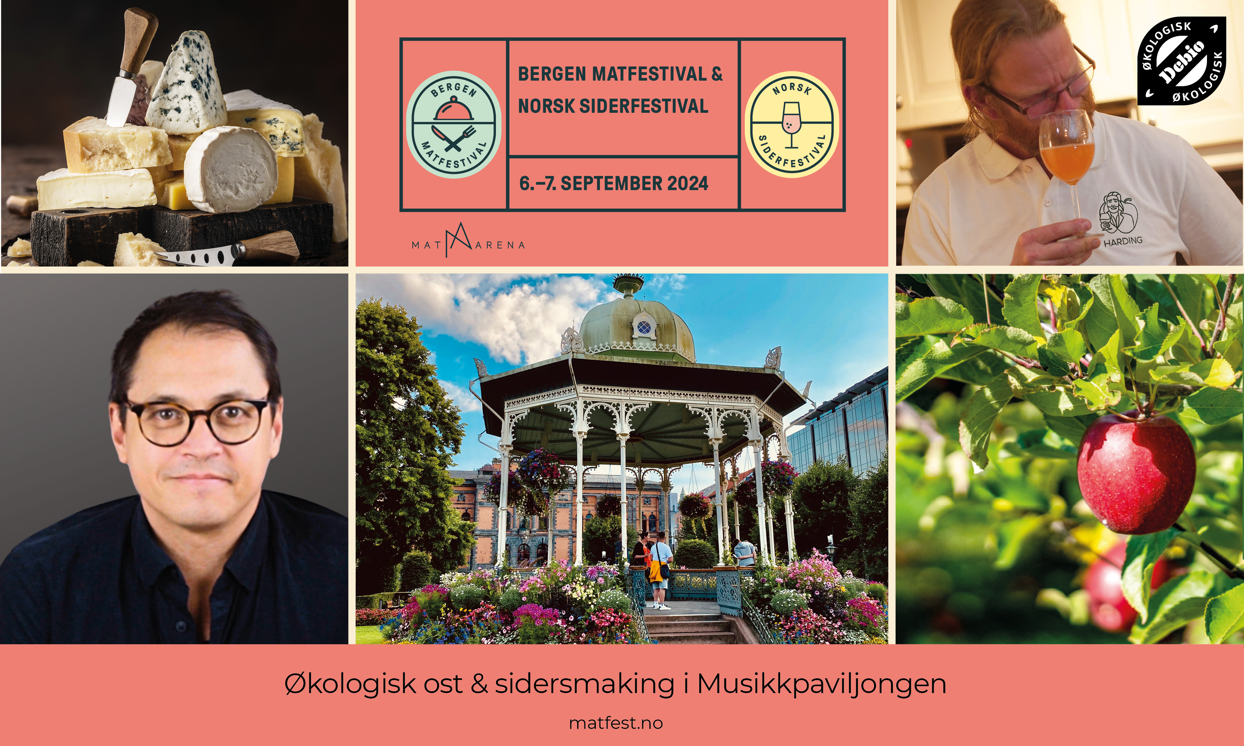 Økologisk ost- og sidersmaking i Musikkpaviljongen 6.9.