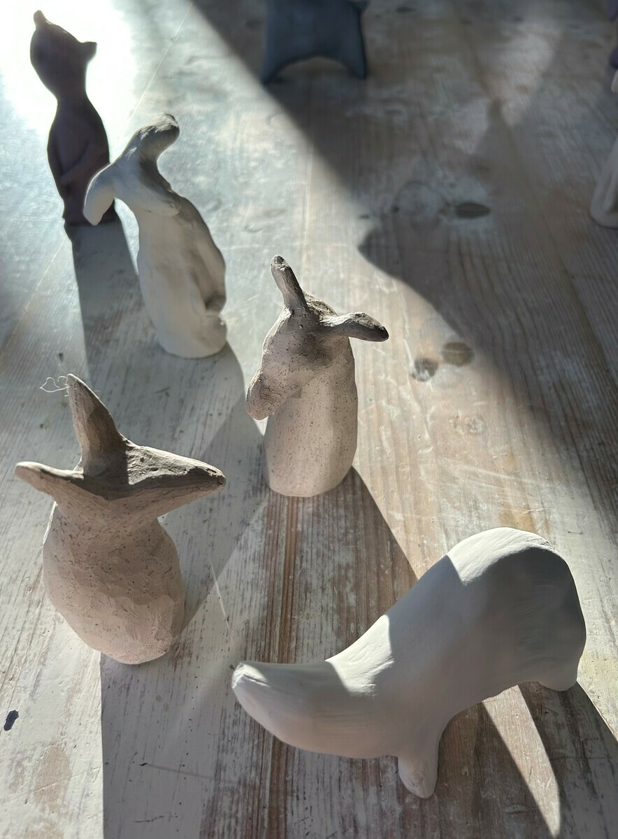 Haugar kunstmuseum: skulptur i papirleire 25.4 STUDENT/VENNEFORENING