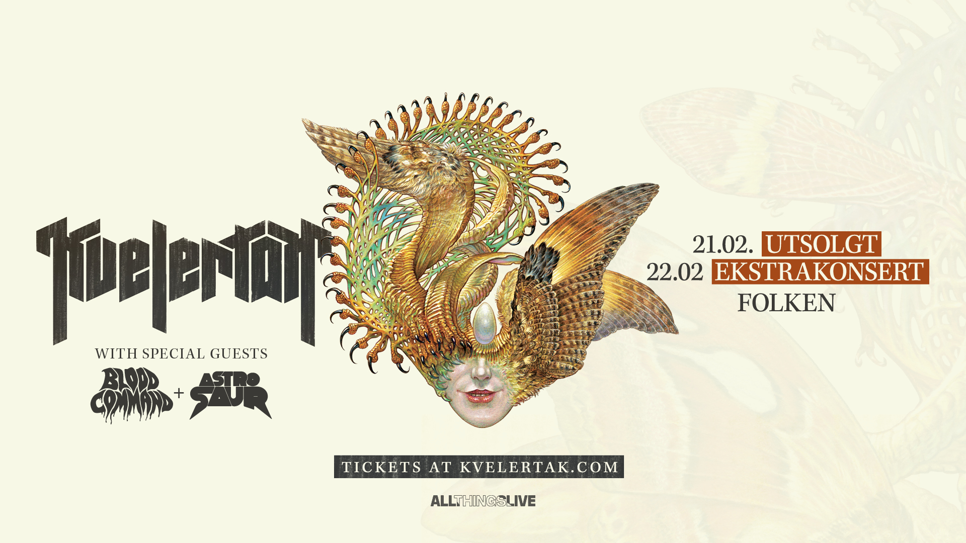 Utsolgt! Kvelertak + special guests