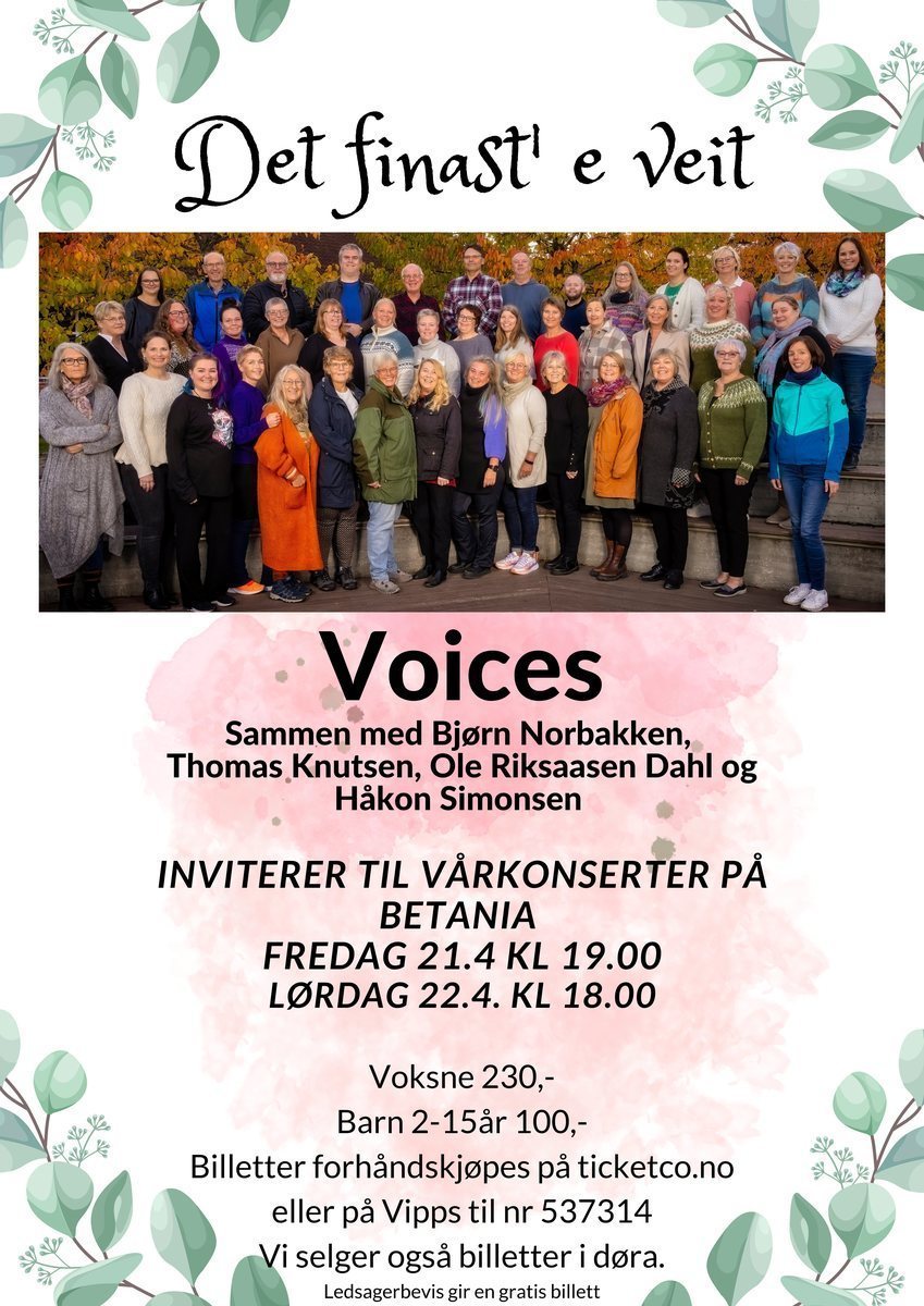 Voices "Det finast e veit" Fredag