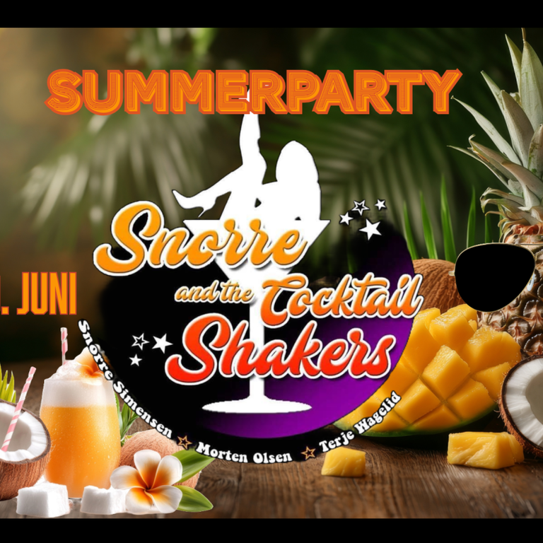 Summerparty med Snorre & The Cocktailshakers // Olsen på Hjørnet