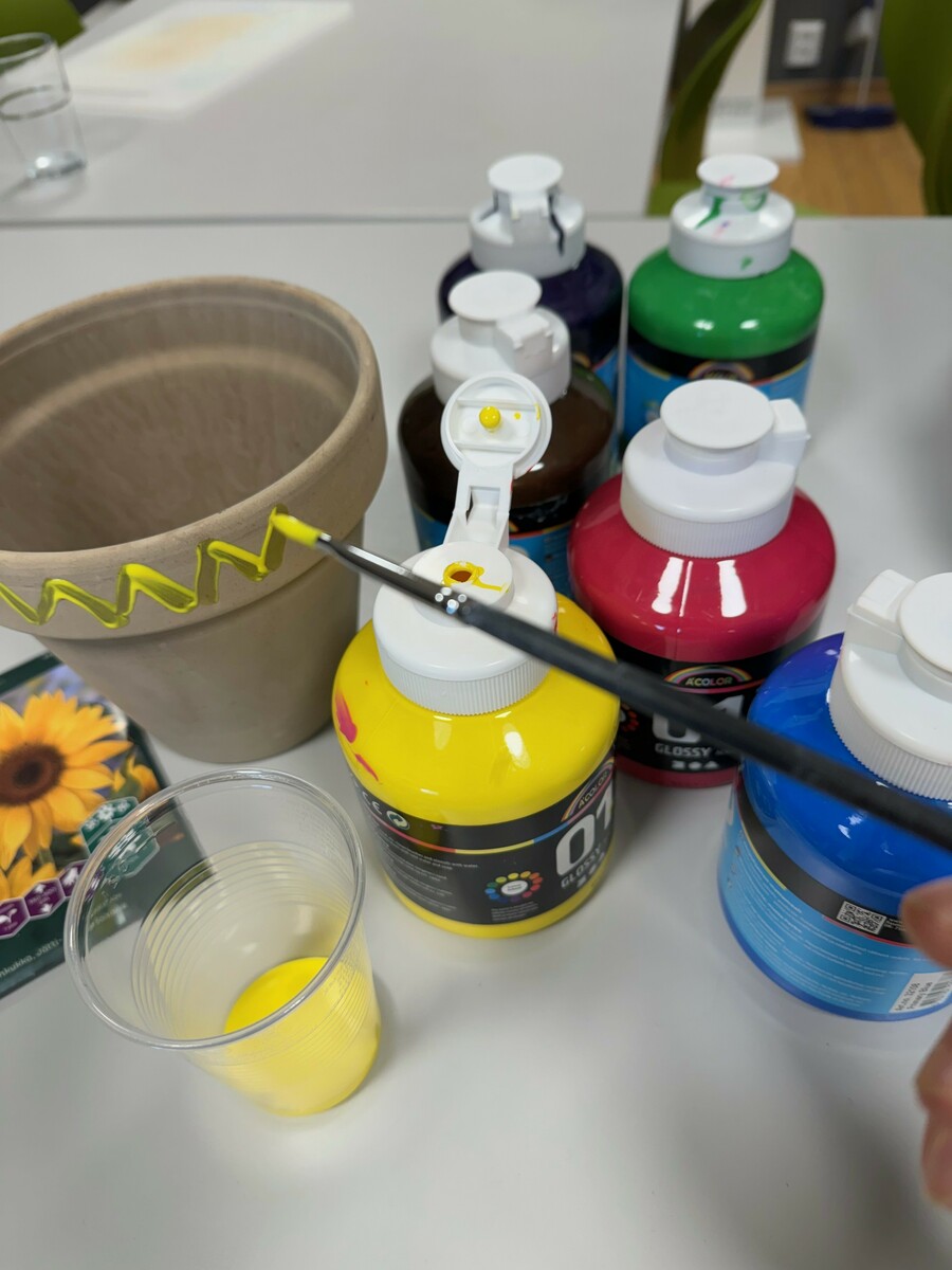 Male på blomsterpotte nr 2