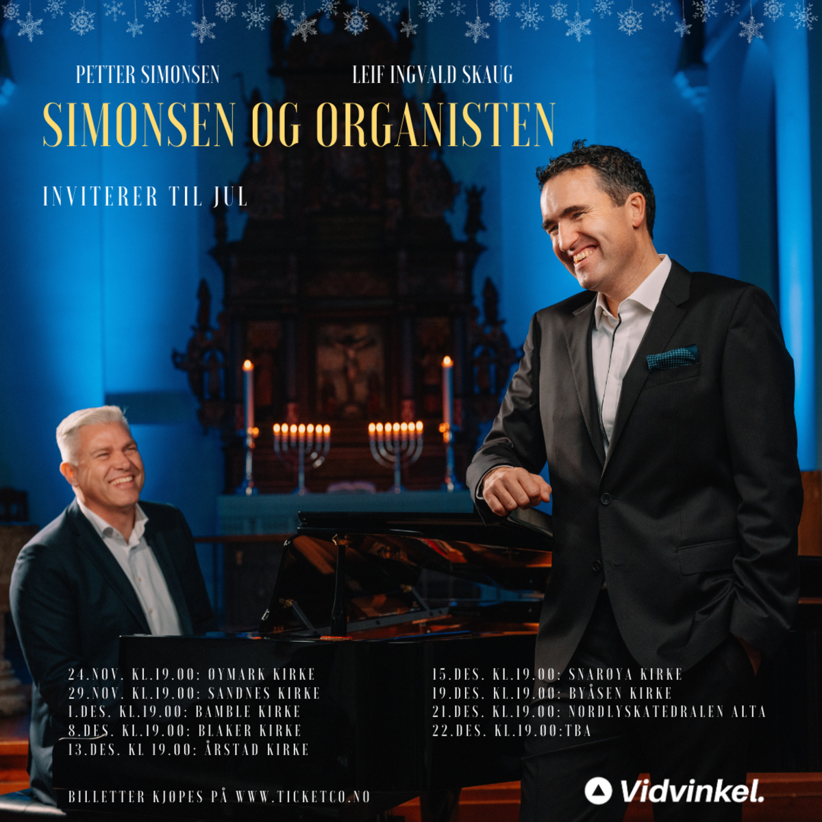 Simonsen og organisten inviterer til jul - Byåsen Kirke