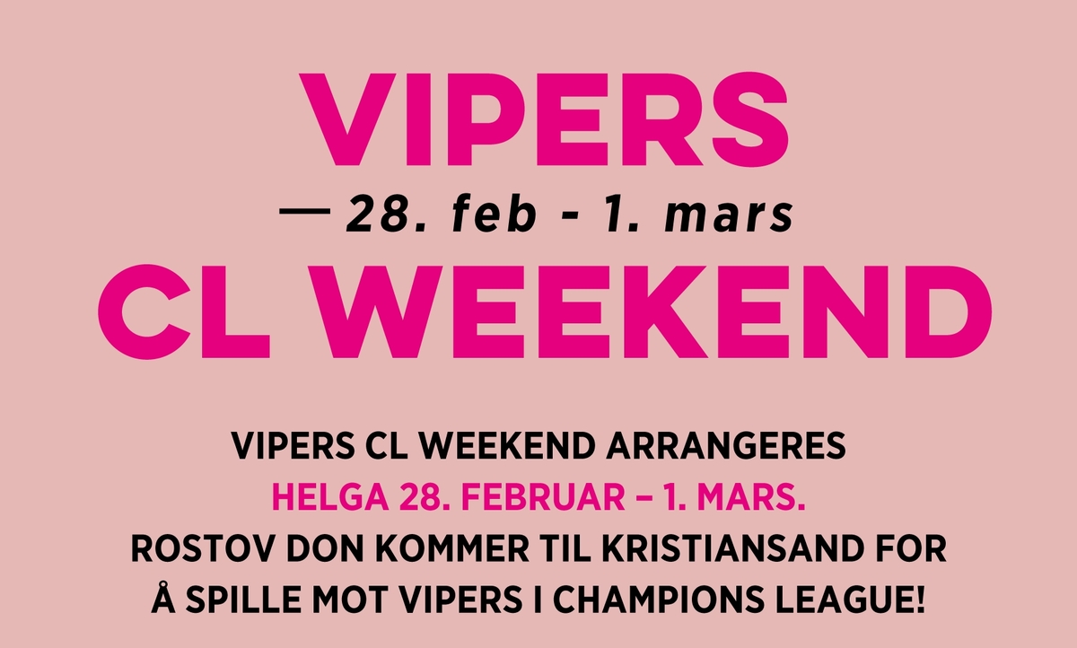 Vipers CL Weekend