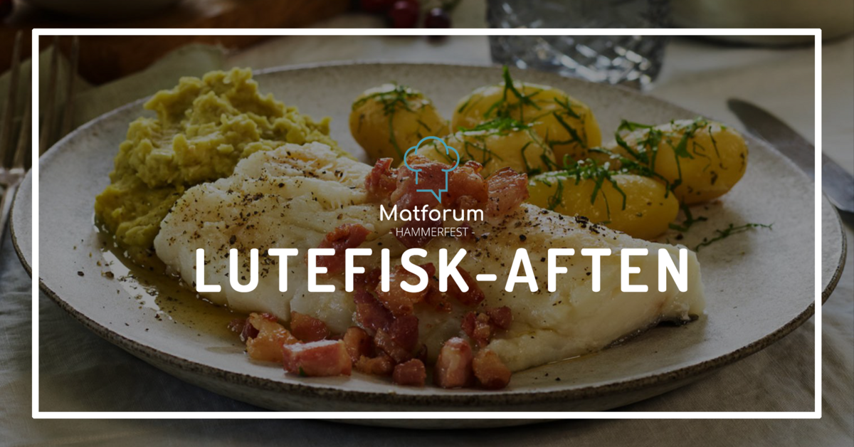 Lutfisk aften, regi av Hammerfest Matforum