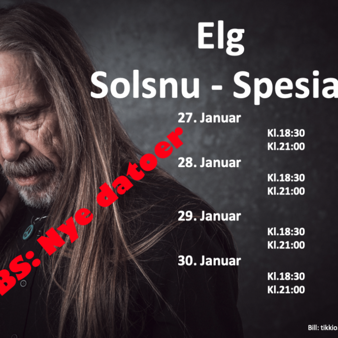 ELG - Solsnu, Kulturfabrikken Fredag 29.01
