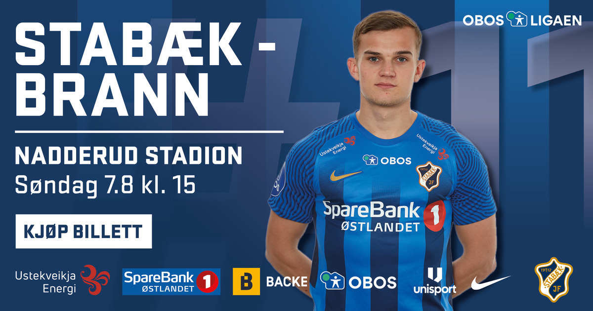 OBOS-Ligaen: Stabæk Fotball - Brann