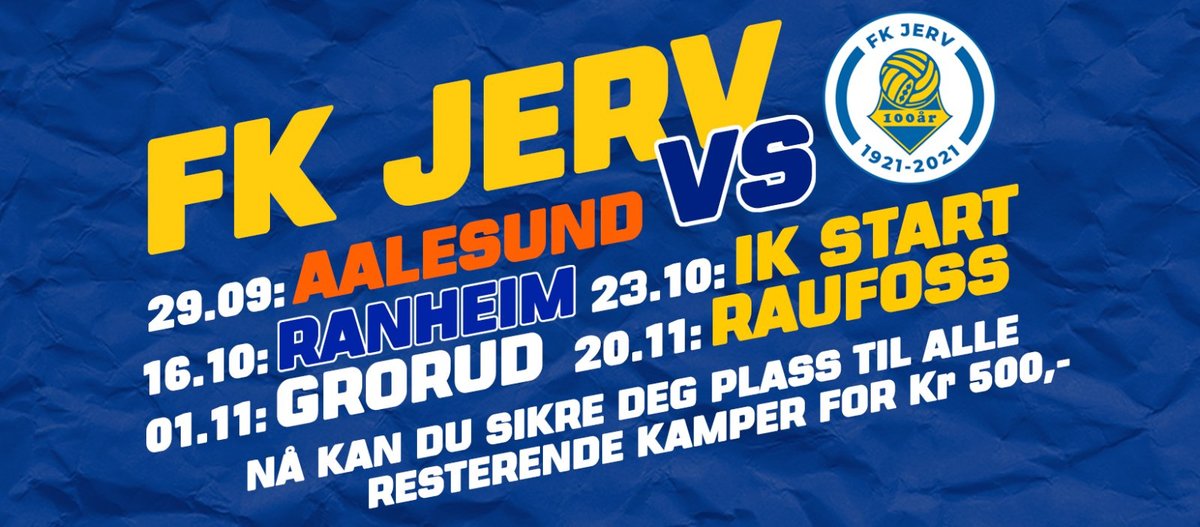FK JERV mot Ranheim
