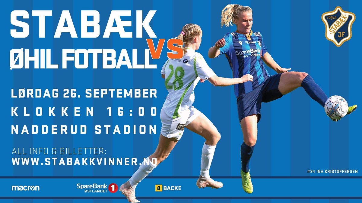 Kvinner: Stabæk - Øvrevoll/Hosle