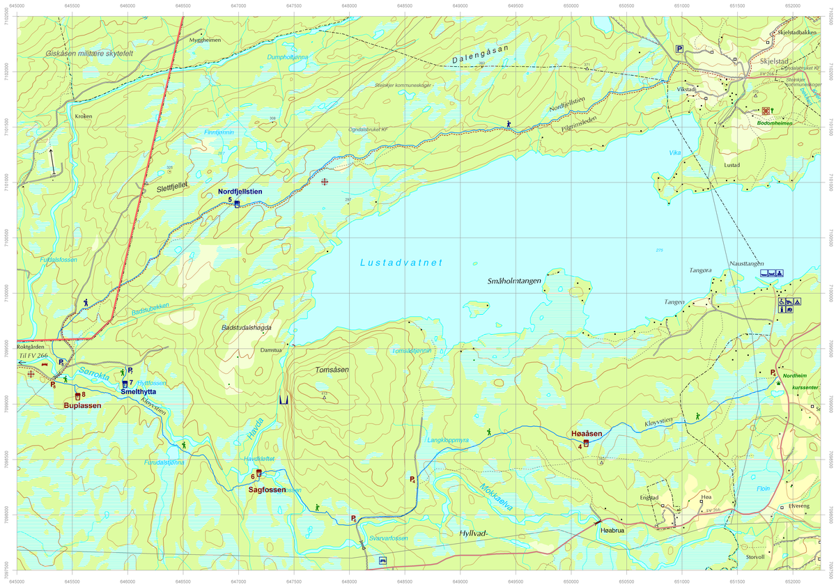 Nordfjellstien langs pilgrimsleden