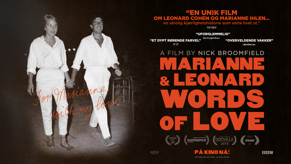 Tingvoll kino: Marianne & Leonard - Words of Love