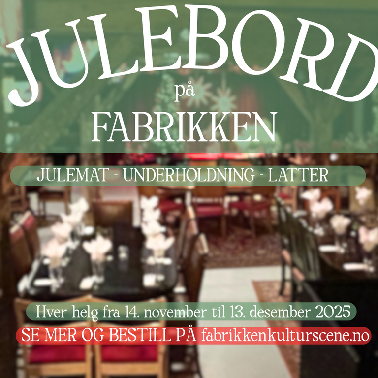 Julebord på Fabrikken // Julemat - underholdning - latter