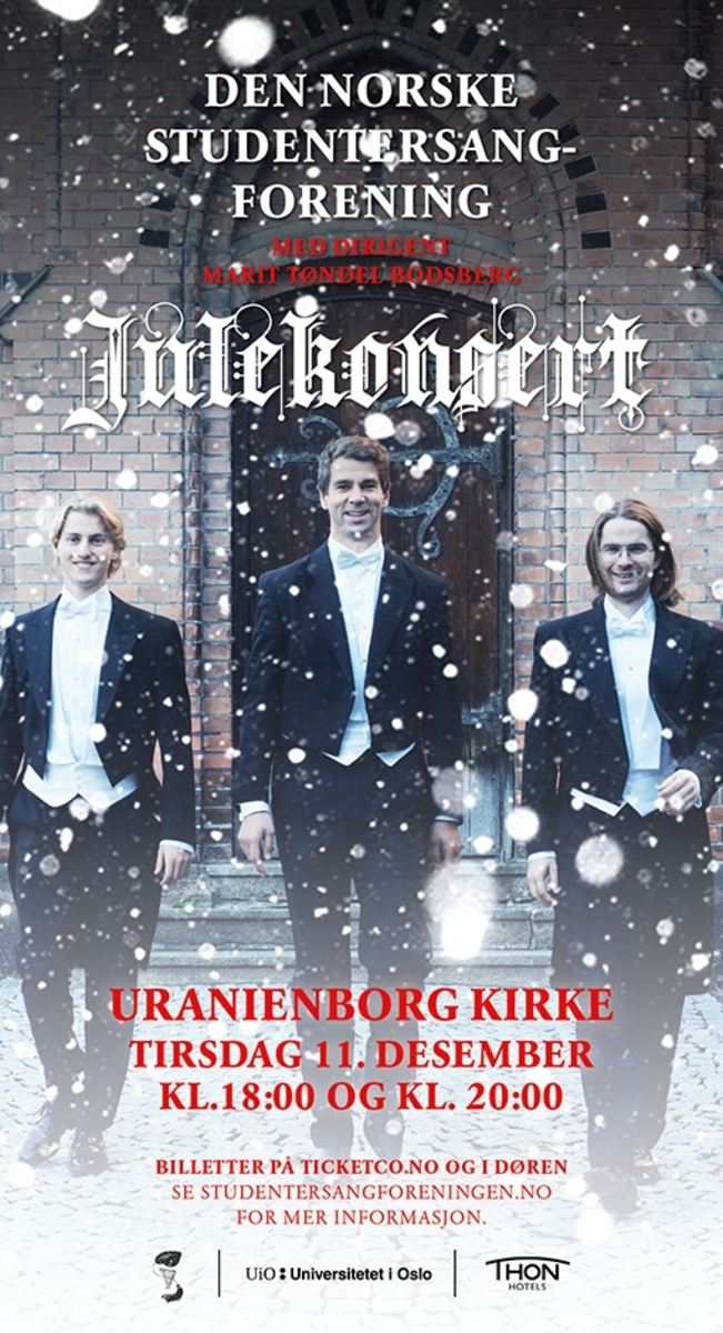 Julekonsert med Studentersangforeningen - EKSTRAKONSERT