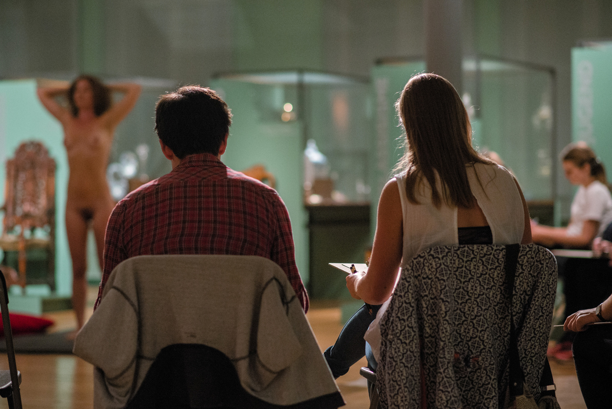 Akttegning 9.11 med Torild Stray