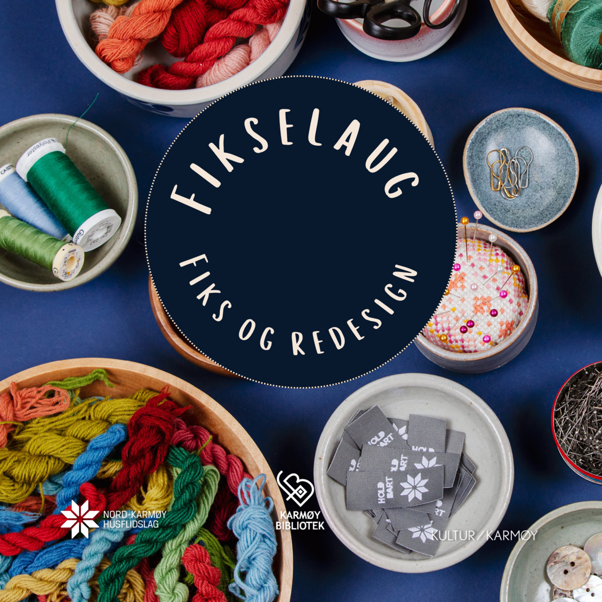 Fikselaug - Workshop fiks og redesign klær