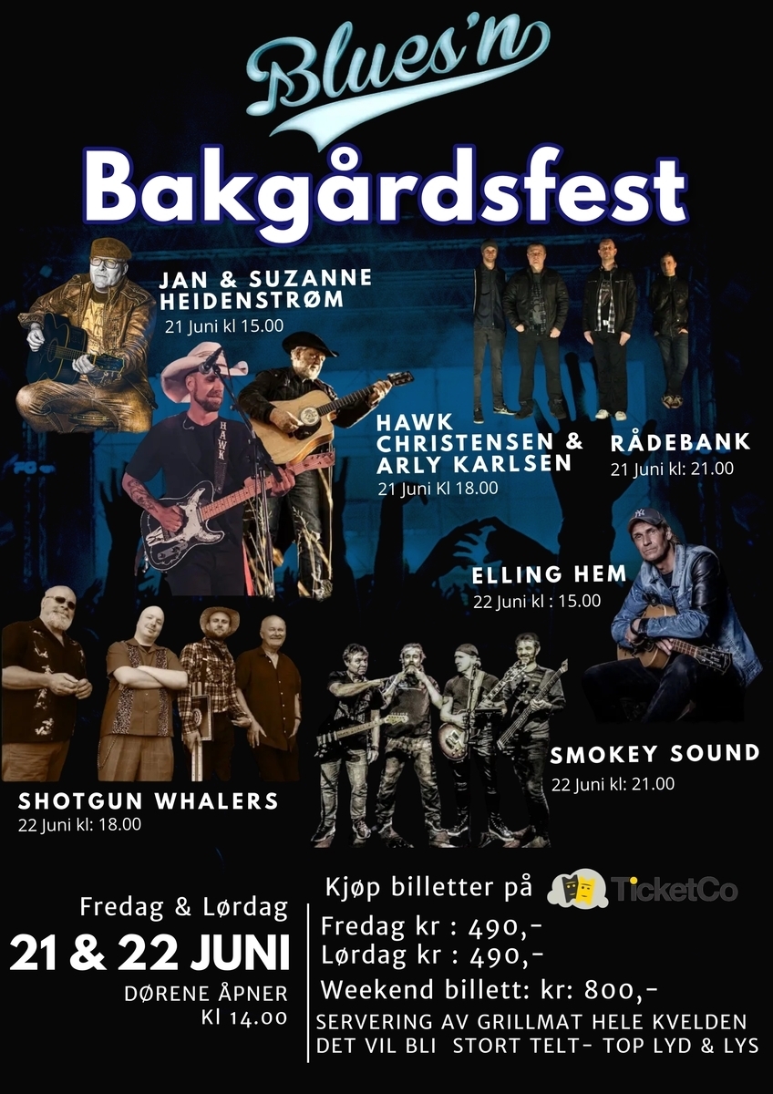 Bakgårdsfest på Blues`n