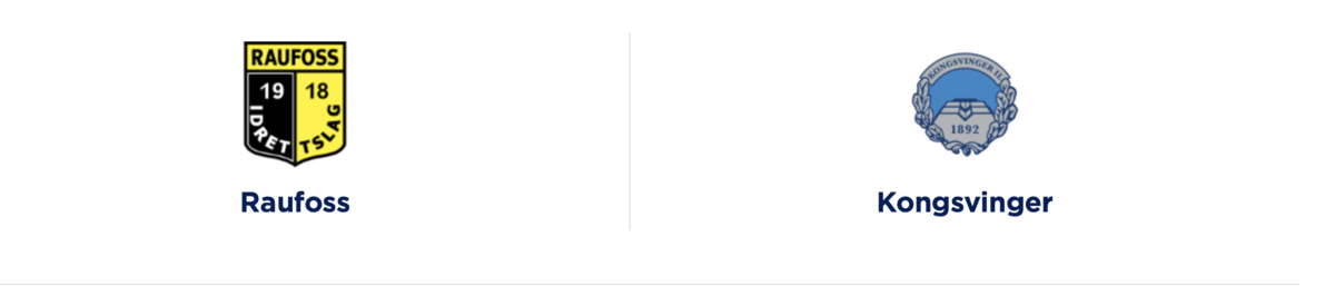Raufoss-Kongsvinger 2.divisjon damer