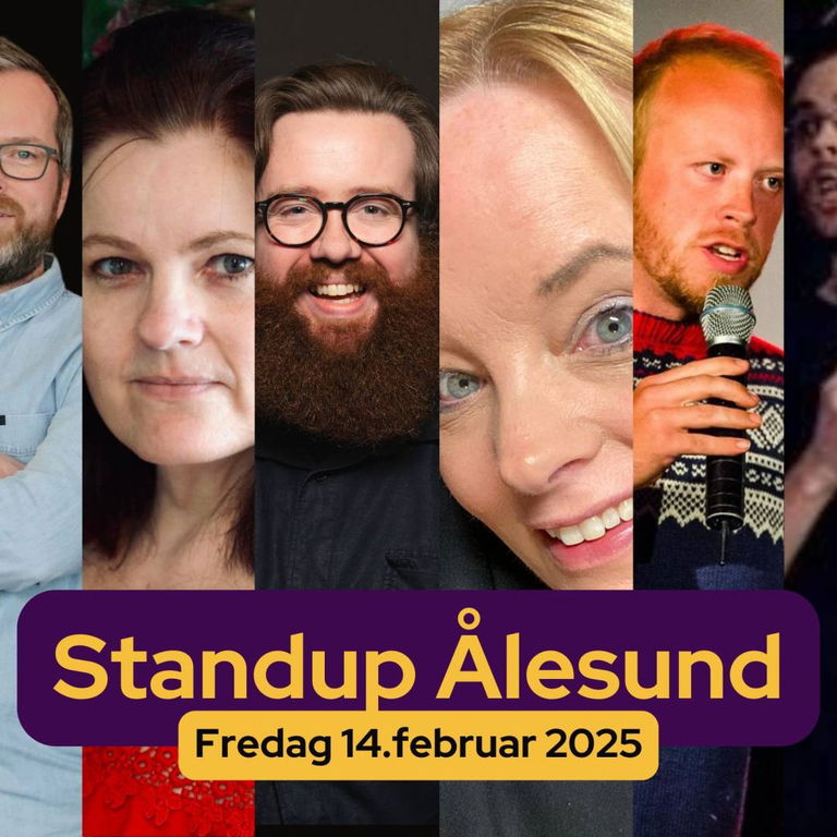 Standup Ålesund // Fredag 14.februar 2025 - Teaterfabrikken