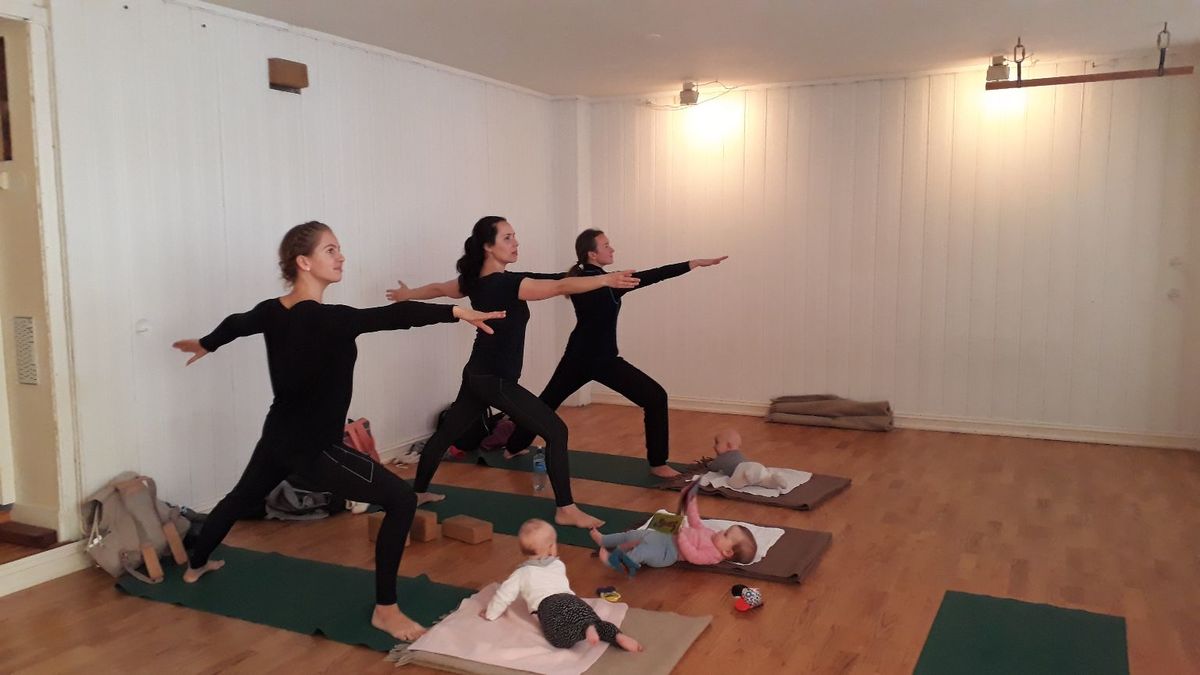 Yoga for mammar og babyer. Onsdag 20 mars