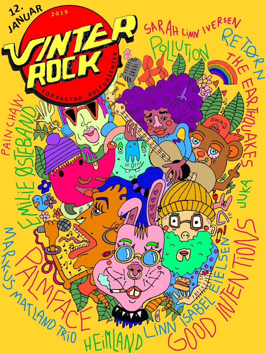 Vinterrock på Fritidsklubben på Torvastad