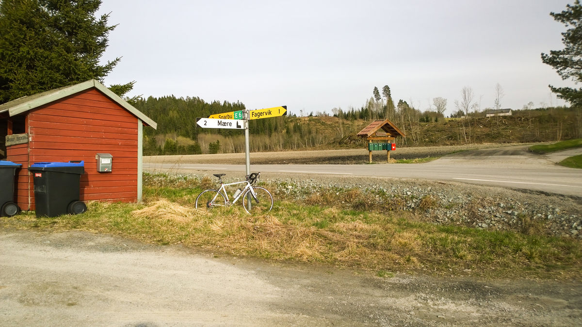 Sykkeltur til krysset T. Grande