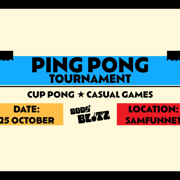 Pingpong Tournament // Storsalen