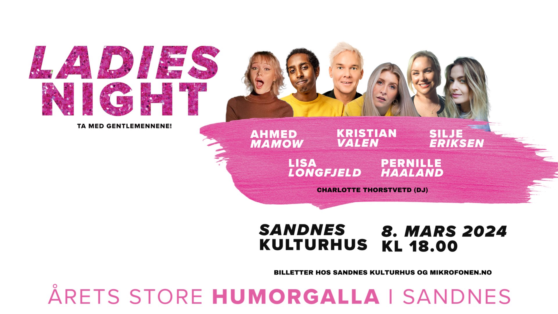 LADIES NIGHT - HUMORGALLA // SANDNES