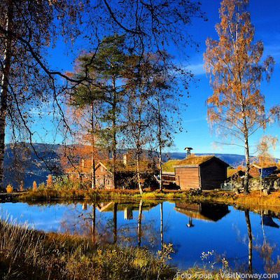 Maihaugen i høstfarger. Foto: Visitnorway/Foap