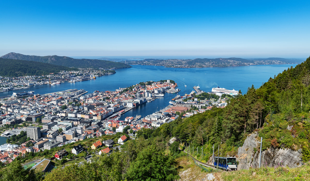 Bergen med Fløibanen