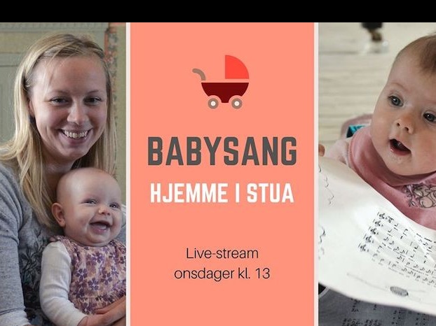 Babysang live hjemme i stua