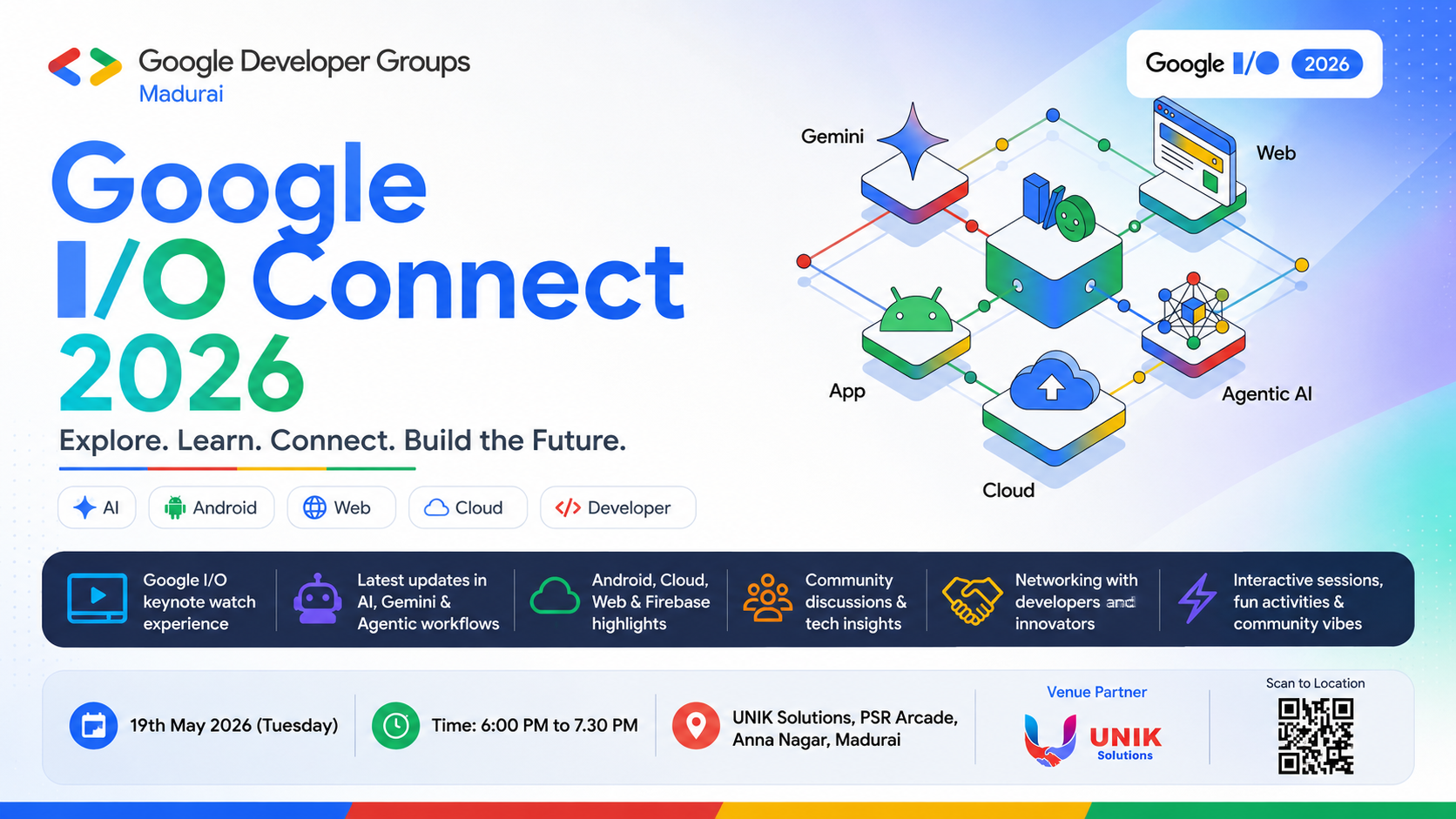 Google I/O Connect Extended 2026 – Exploring the Future of AI, Android & Gemini | GDG Madurai