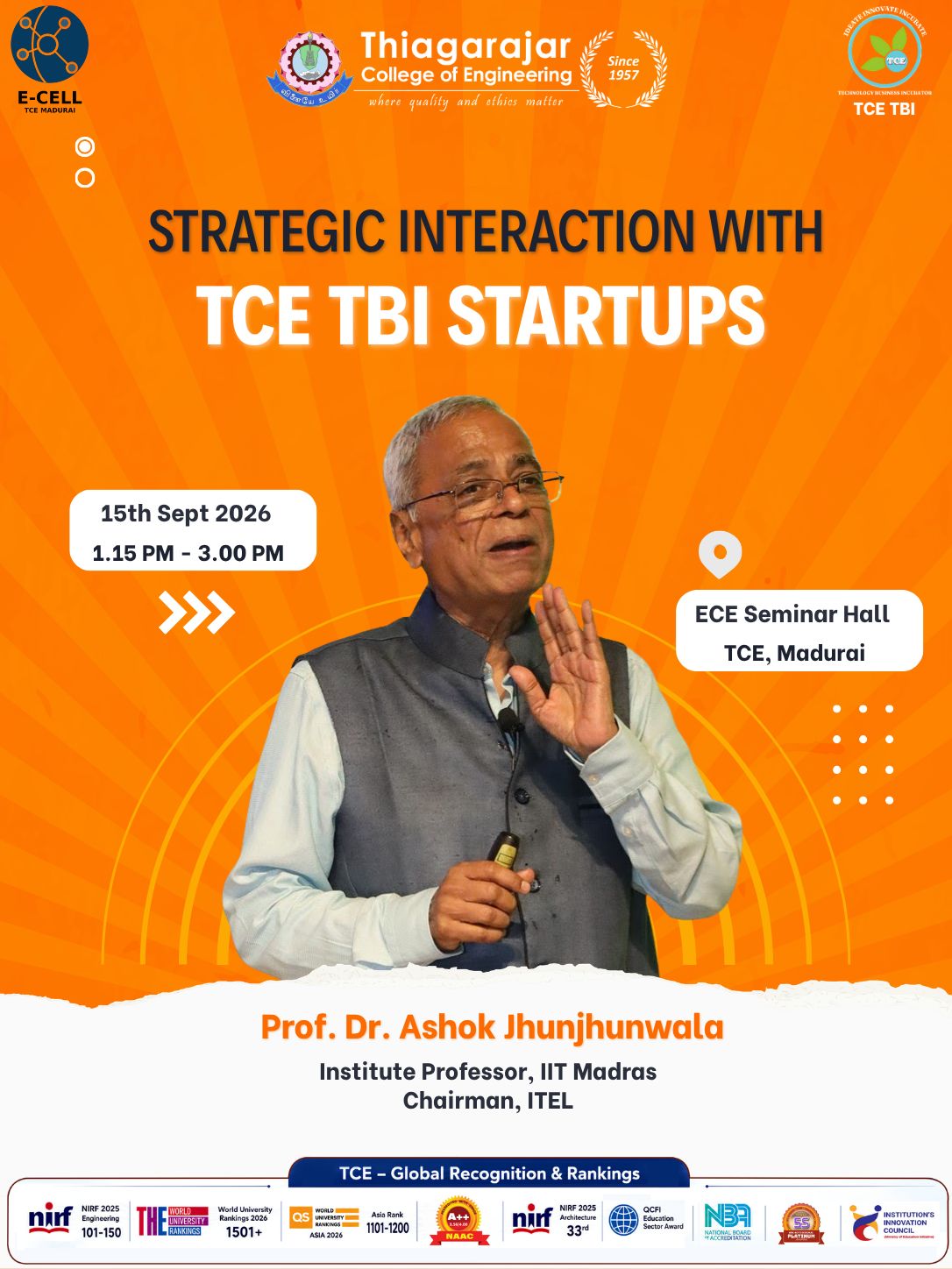 Strategic Interaction with TCE TBI Startups