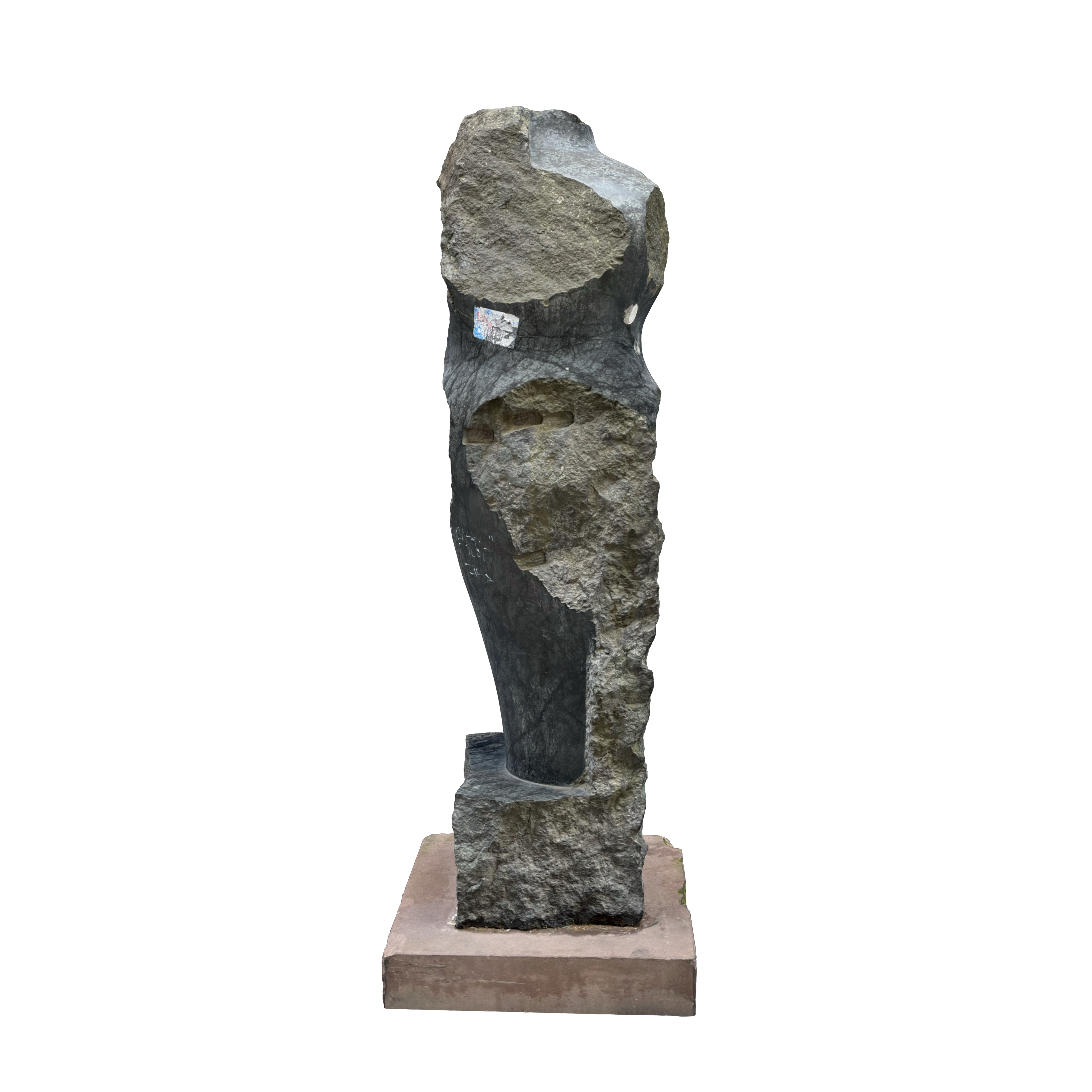 Steinbewachsene Torsi