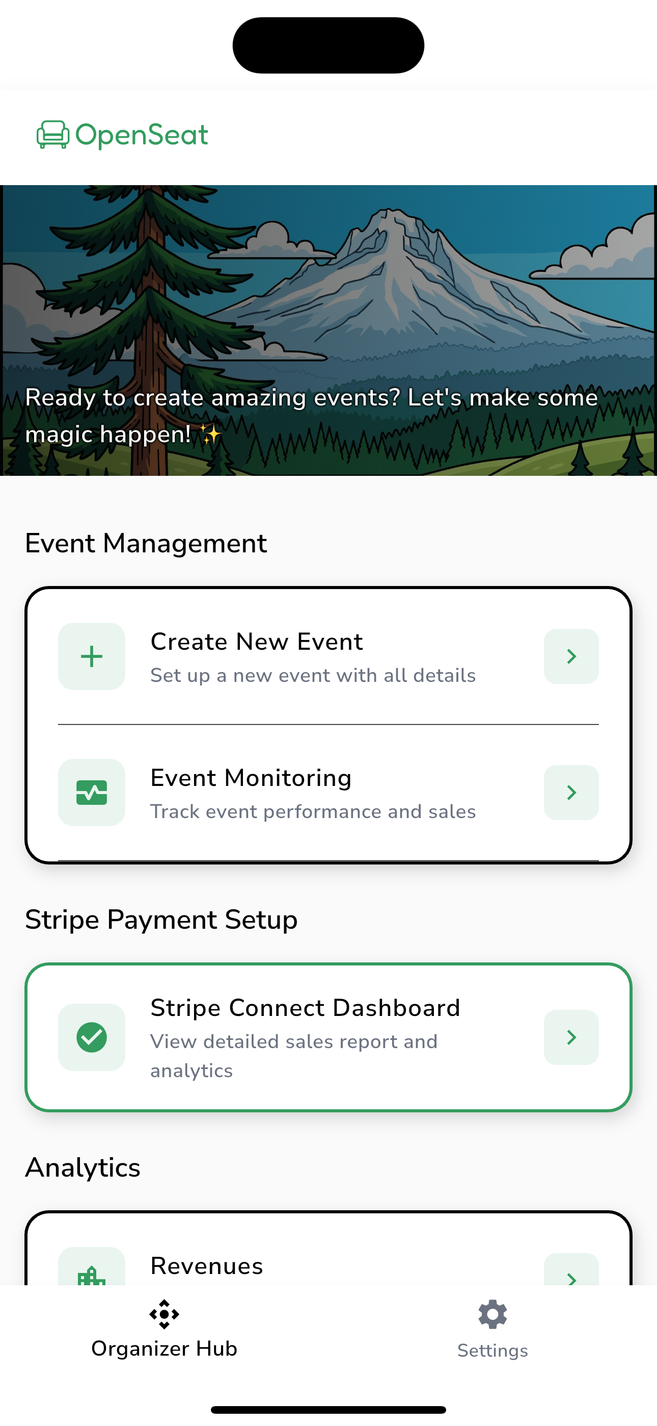 OpenSeat app preview