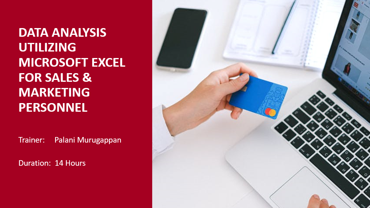 Data Analysis Utilizing Microsoft Excel for Sales & Marketing Personnel