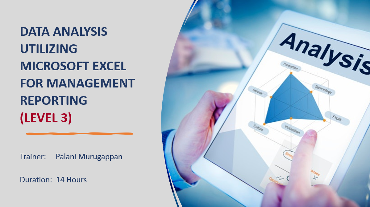 Data Analysis Utilizing Microsoft Excel for Management Reporting (Level 3)