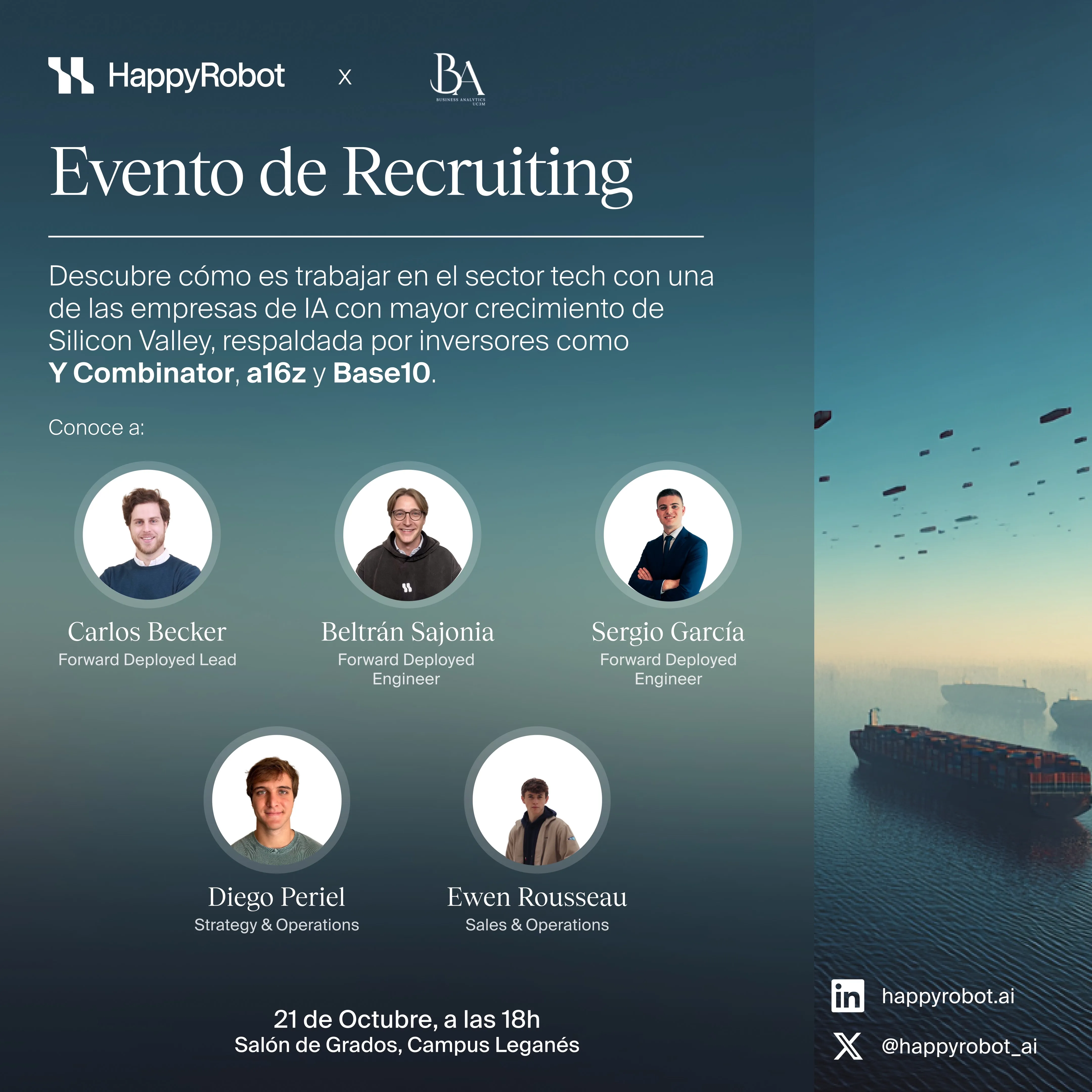 Happy Robot Recruiting Event