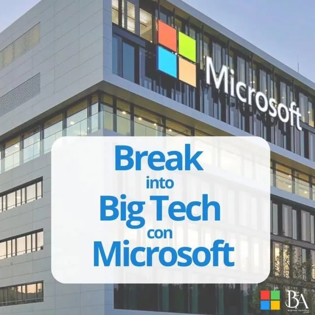 Break into Big Tech con Microsoft