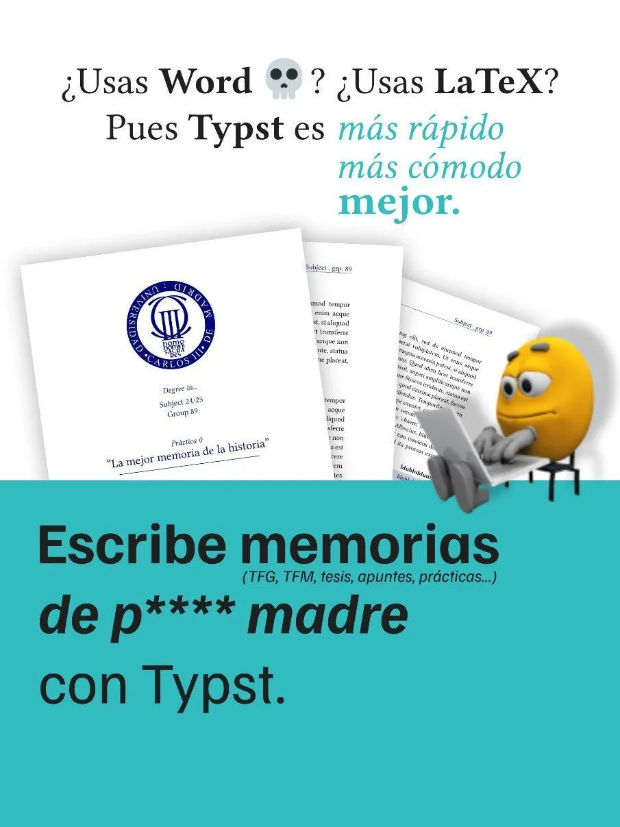 Memorias de p**** madre: Introducción a Typst