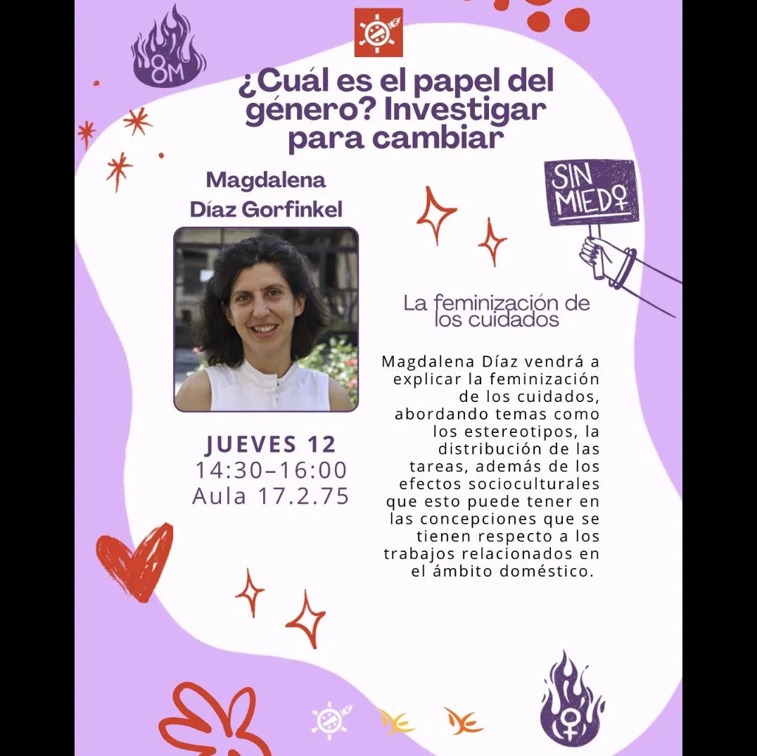 8M - ¿CUÁL ES EL PAPEL DEL GÉNERO? INVESTIGAR PARA CAMBIAR: Magdalena Díaz Gorfinkel