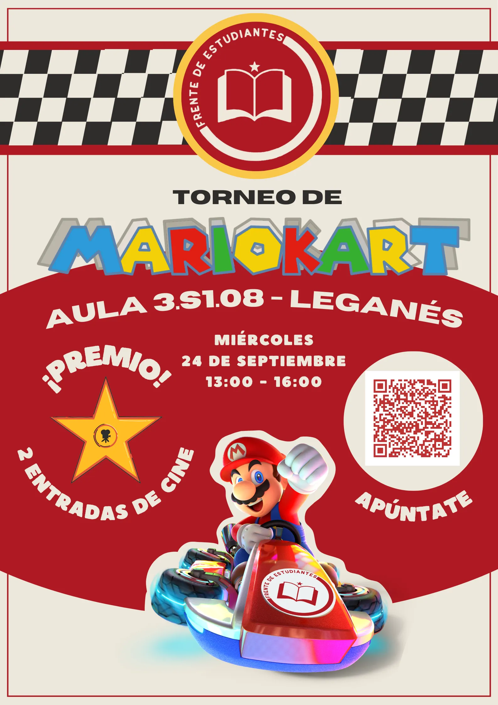 Torneo de Mario Kart 8 para estudiantes