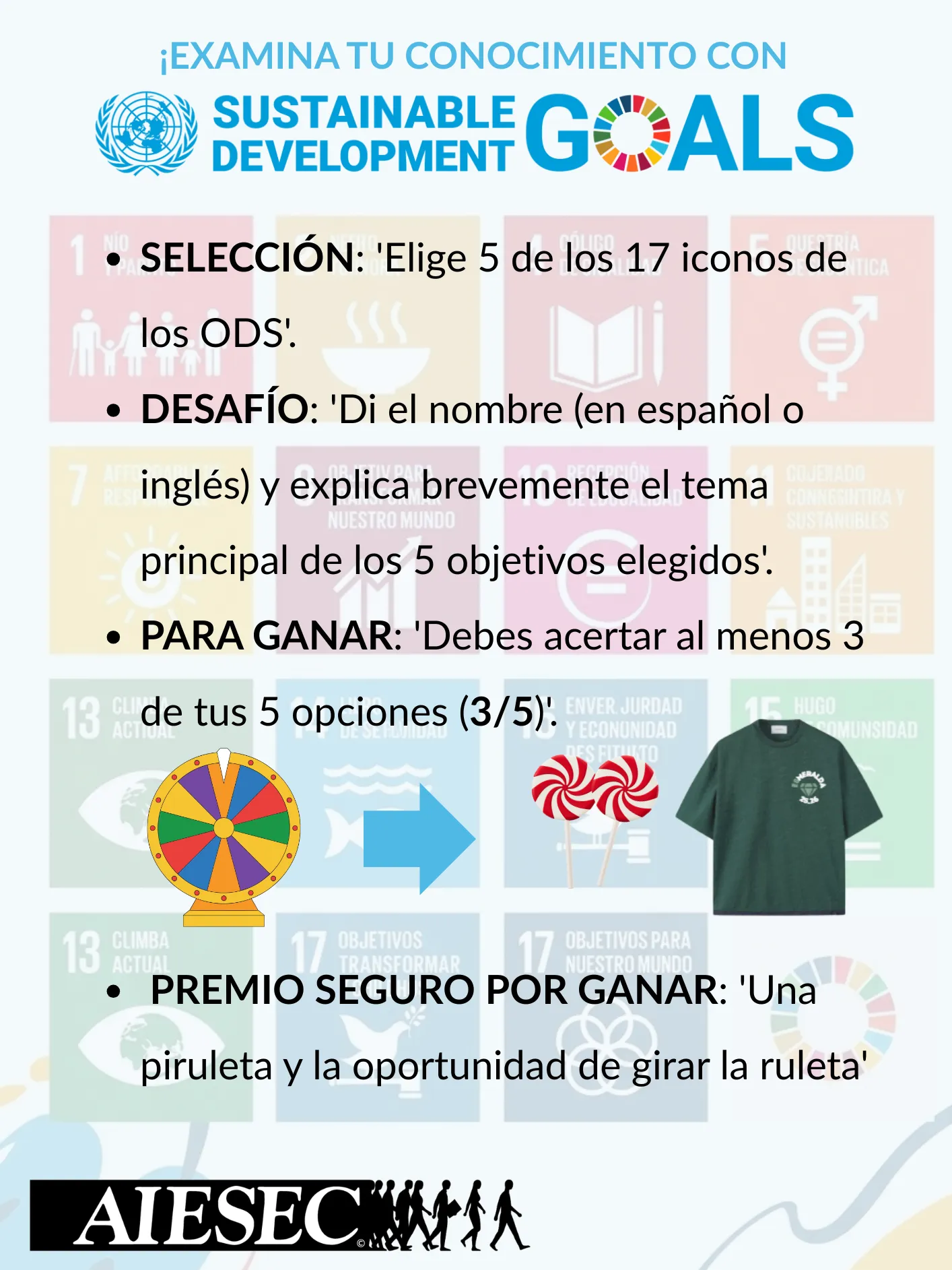 Acepta reto con ODS y llévate las piruletas