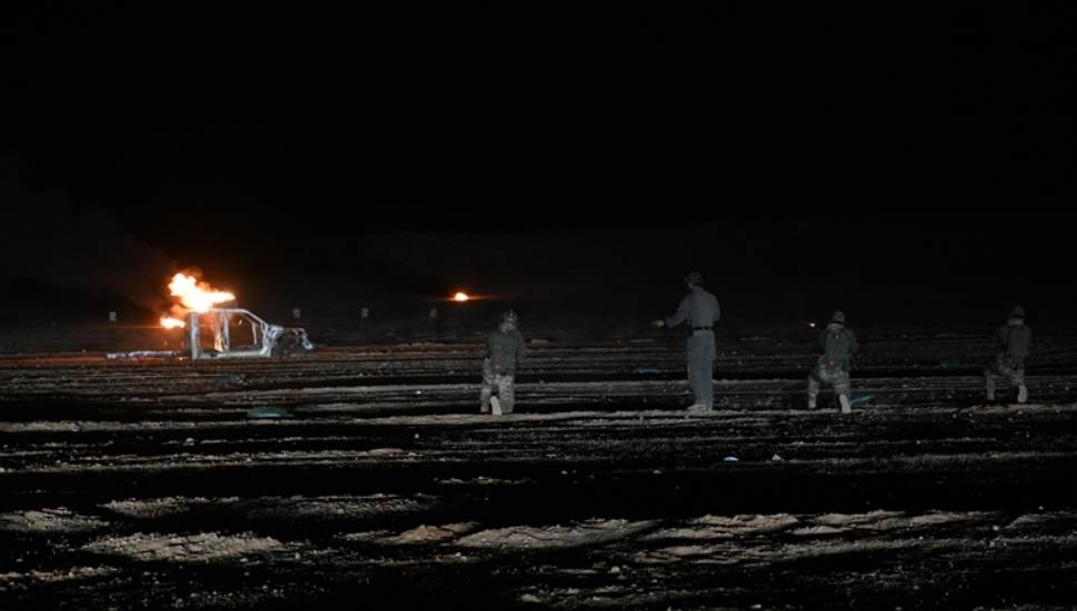 Irak'ın Enbar Kentinde Haşdi Şabi Karargahına Hava Saldırısı