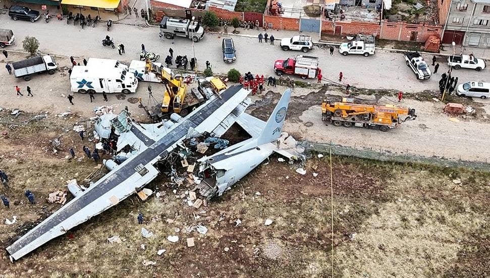 Bolivya'da Askeri Uçak Düşüşü: Paz, Sabotaj İddiasında Bulundu